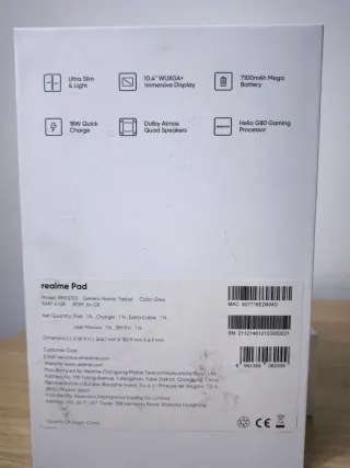 Tablet Realme RPM2103 10.4