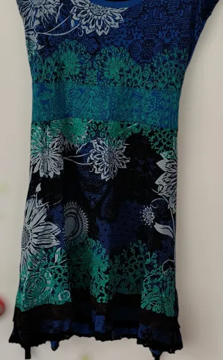 Desigual vestito lungo donna Floreale Taglia M