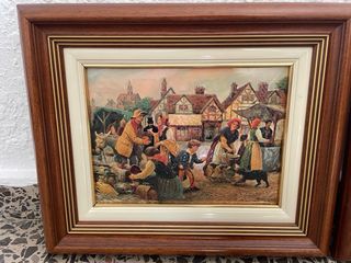 Lote de 2 cuadros decorativos