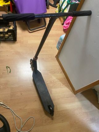 Patinete Patinete Negro y Dorado