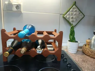 Botellero plástico 2 alturas