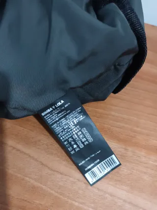 Bolsita mano BIMBA Y LOLA negra bordada