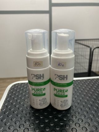 Pack PSH Pures Foam Espuma Pre y Post Mascotas