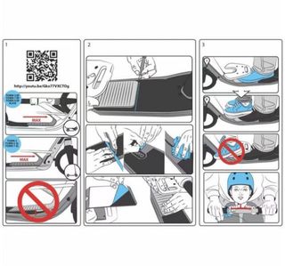 Plataforma portaniños para patinete