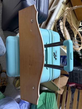 Perchero de madera con 5 ganchos