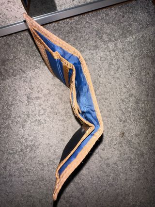 Cartera DC Shoes Azul y Marrón