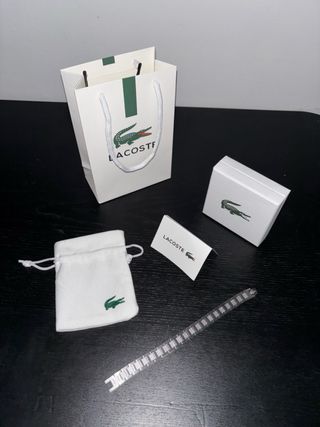 Pulsera Lacoste Plata