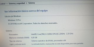 Portátil Acer para piezas  E5-573-56bl (funciona)