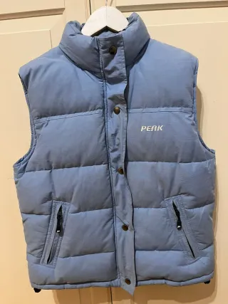 Chaleco acolchado niña azul Talla S