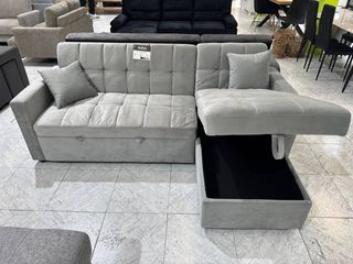 Pack Descanso: Sofá Cama Reclinable con Arcón