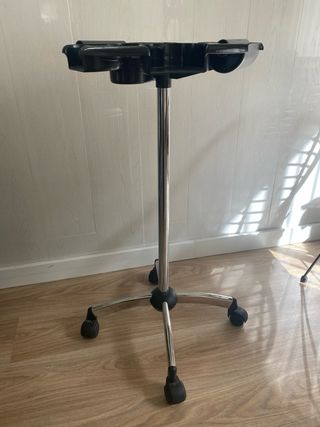 Carro auxiliar peluquería negro