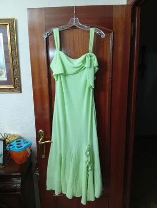 Vestido verde mujer