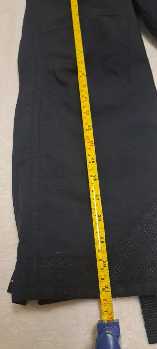 Pantalones de esquí negros con tirantes