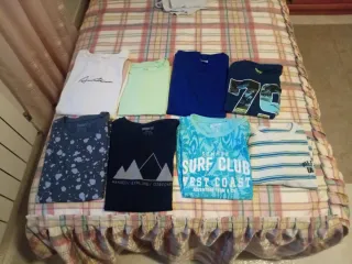 Lote 8 Camisetas Niño Talla 8/10
