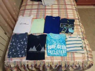 Lote 8 Camisetas Niño Talla 8/10