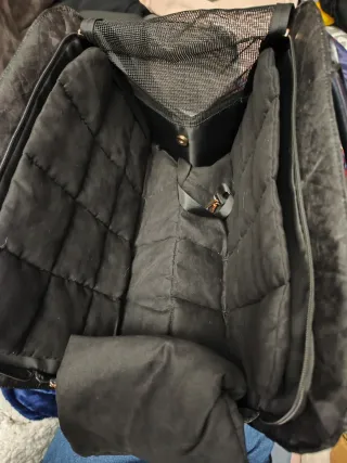 Transportín para mascotas negro