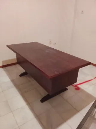 Mesa de despacho madera 180x85x75