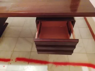 Mesa de despacho madera 180x85x75