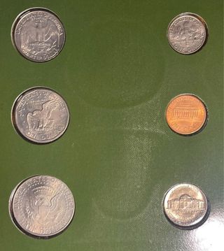 Serie Completa 6 Monete USA 1995