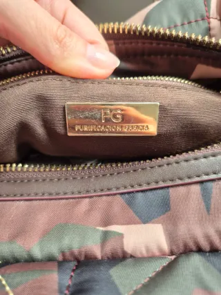 Bolso Purificación García acolchado original.