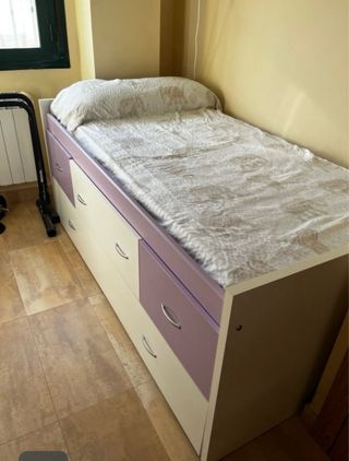 Cama nido con almacenaje