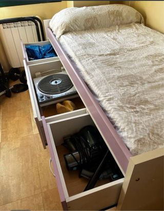 Cama nido con almacenaje