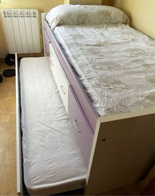 Cama nido con almacenaje