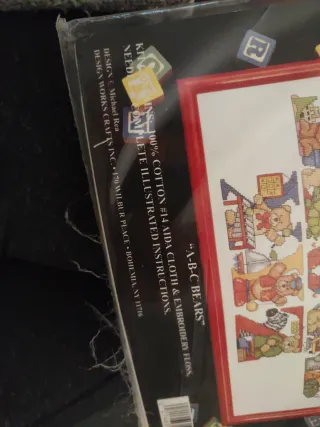 Kit Punto Cruz A-B-C Bears Design Works