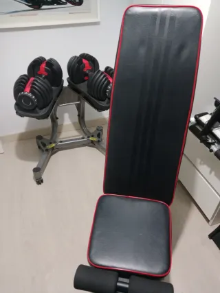 Manubri regolabili con base e panca