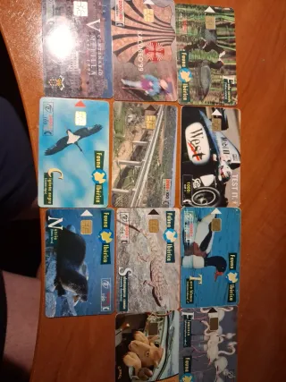 11 Tarjetas Telefónicas 2000 Pesetas