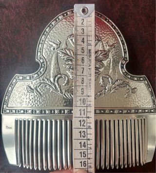 Juego Peinetas Fallera Plata