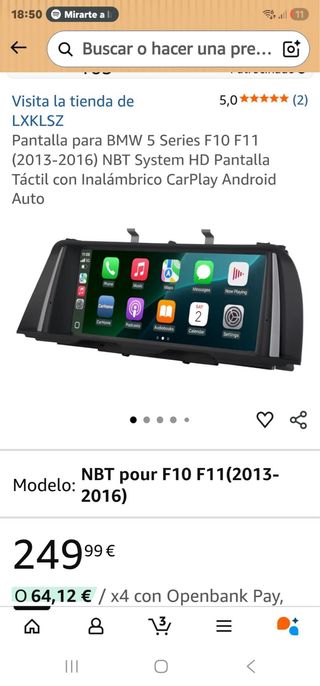 Pantalla LCD BMW Serie 5