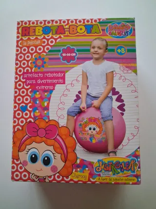 Pelota saltarina infantil con asas Rebota-bota