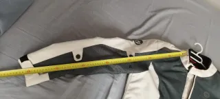 Chaqueta Moto ARMURE Unisex Gris/Blanco