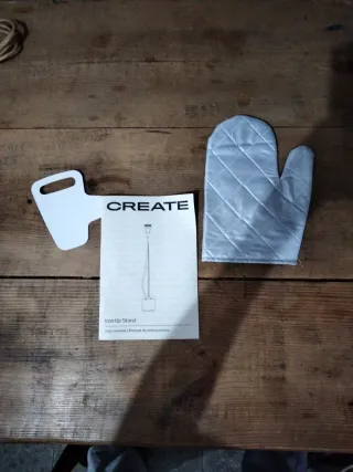 Plancha de vapor vertical CREATE con base