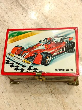 Scatola Latta Vintage auto Formula 1 del 1976