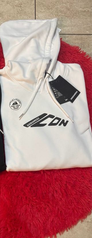 Felpa DSQUARED2 bianca ICON