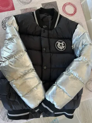 Chaqueta Avenue George V Paris Negra y Plateada