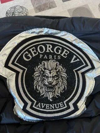 Chaqueta Avenue George V Paris Negra y Plateada