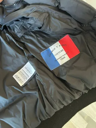 Chaqueta Avenue George V Paris Negra y Plateada