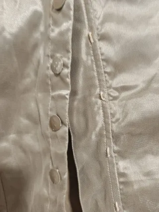 Chaqueta corta satinada estilo jubón M