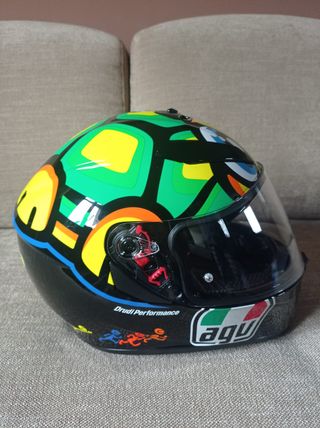 Casco Integral Moto AGV Valentino Rossi Tartaruga