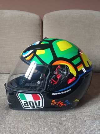 Casco Integral Moto AGV Valentino Rossi Tartaruga