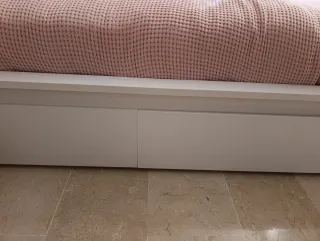 Cama MALM IKEA 160x200 con 4 cajones