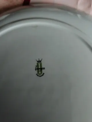 Plato decoración ,caballos.  Tanagra Santander.