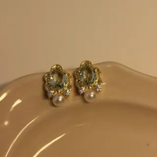 Pendientes Ribera Azul Plata 925