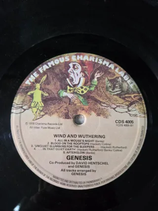 Vinilo Genesis - Wind & Wuthering