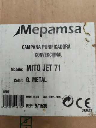 Campana extractora de cocina color inox de 70 cn