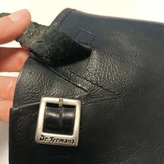 Botas Dr. termans  Negras con Hebilla VINTAGE