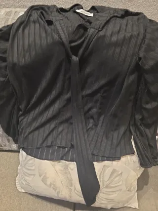 Blusa Zara Negra Talla S